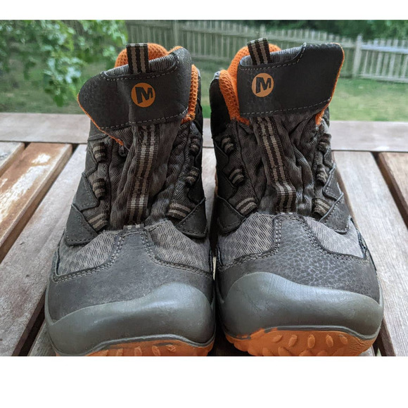 Merrell Child Chameleon Mid Lace Up Waterproof Hiking Boot size 1 - Picture 4 of 12